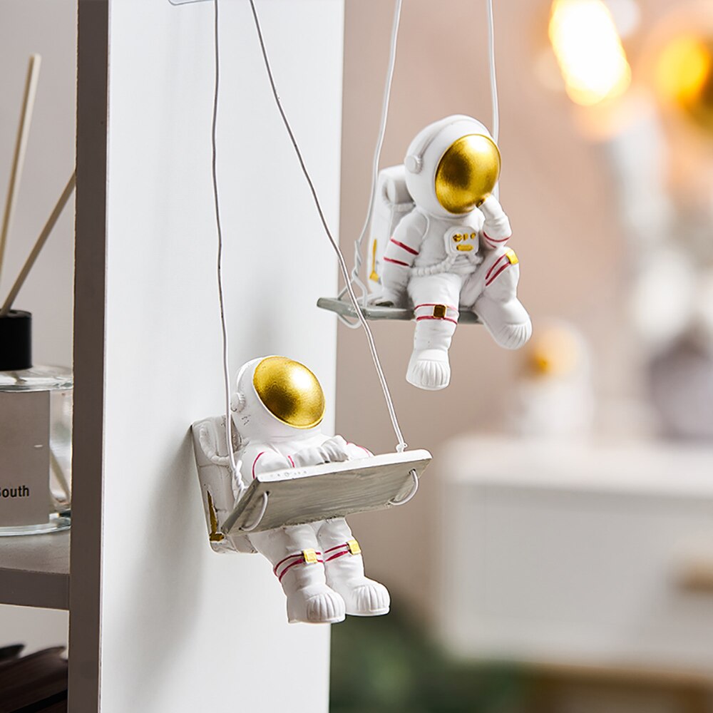 Modern Astronaut Statue Wall Decoration - Home at First Site