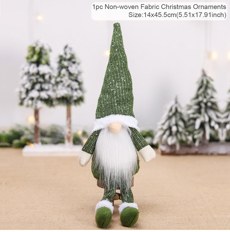 Gnome Christmas Faceless Doll Merry Christmas Decorations For Home Cristmas Ornament Xmas Navidad Natal New Year 2023