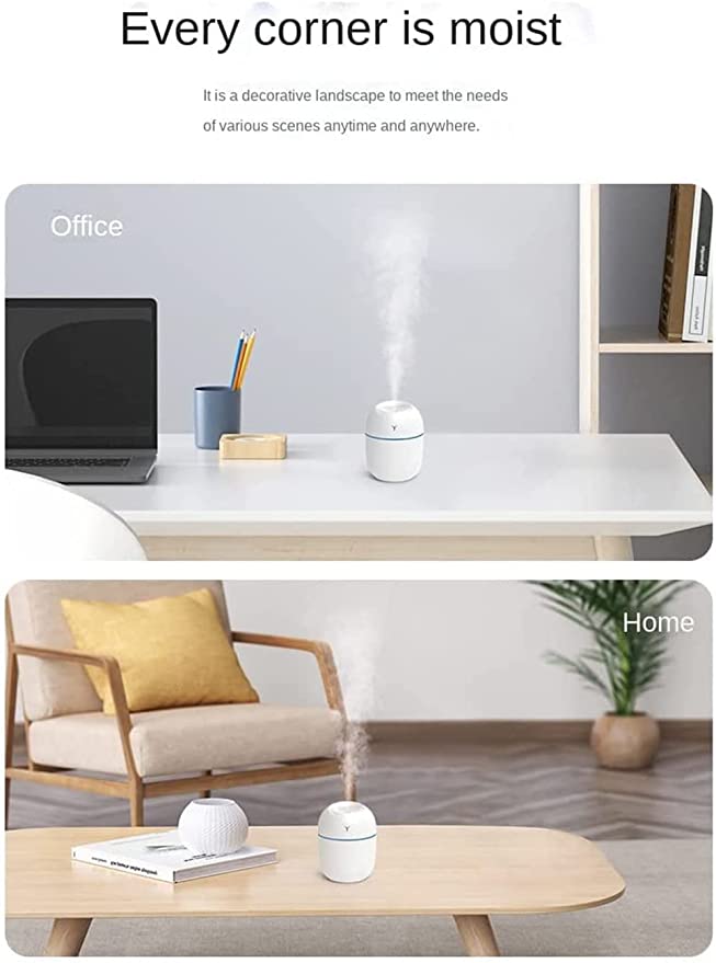 New Mini 220ML Air Humidifier USB Aroma Essential Oil Diffuser Humidificador for Home Car Office with LED Night Lamp Freshner