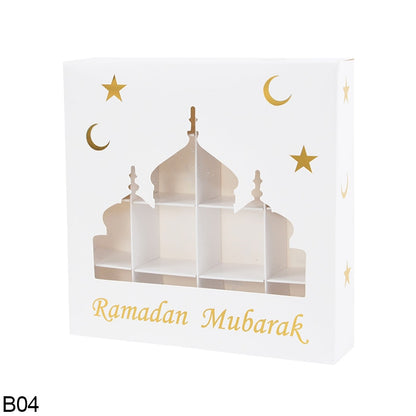 Eid Mubarak Gift Box Chocolate Candy Packaging Box.