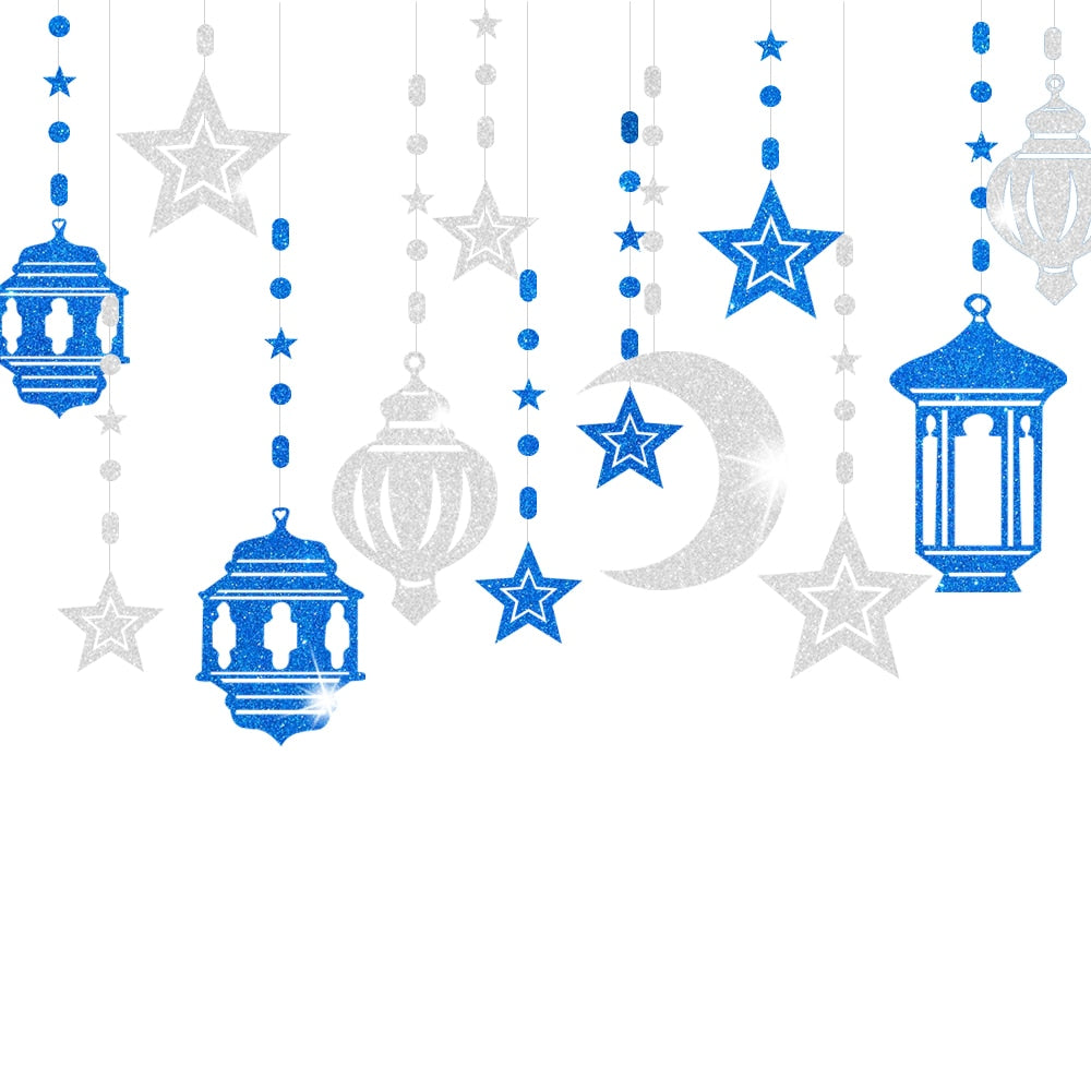 Muslim Party Decoration, Moon Islamic Festival Hanging Ornaments