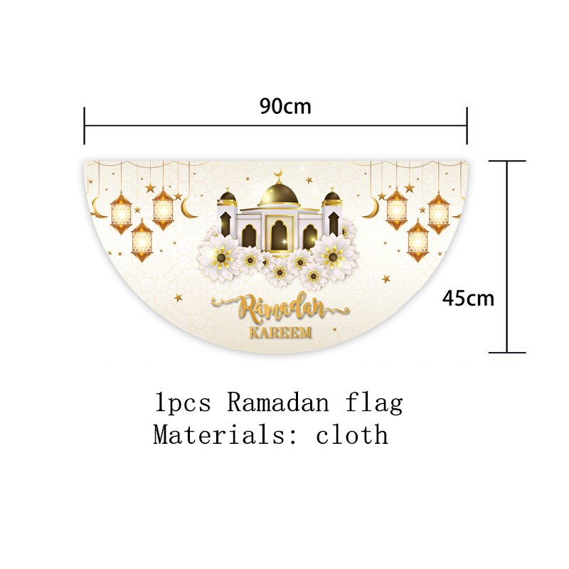 Eid Ramadan Decoration 2023 Eid Mubarak Banners for Home Businesses Mosques Iftar Party Banner for Ramadan Home Party Supplies