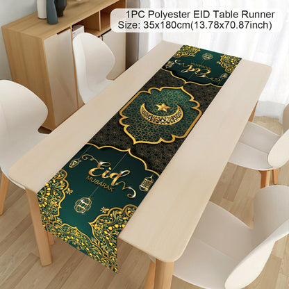 Islamic Tablecloth, Eid Decoration For Home, Muslim Party Supplies.