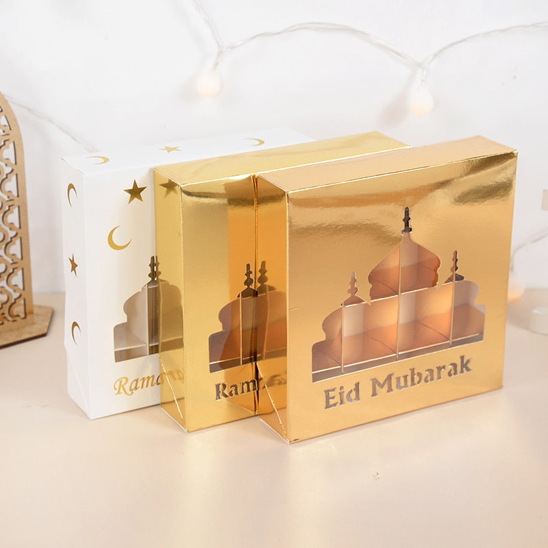 Eid Mubarak Gift Box Chocolate Candy Packaging Box.