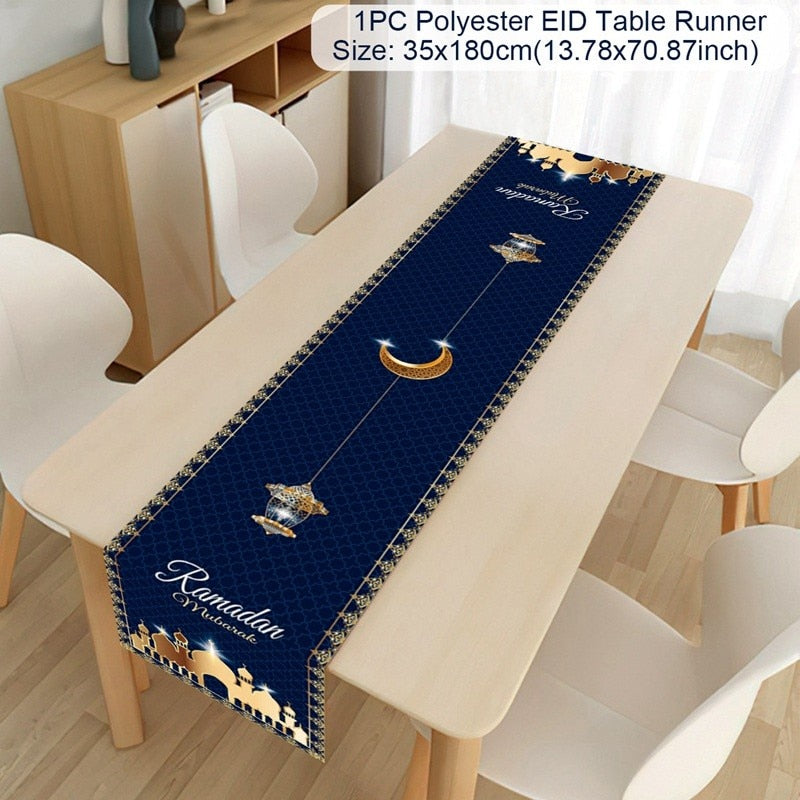 Islamic Tablecloth, Eid Decoration For Home, Muslim Party Supplies.