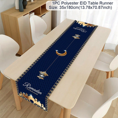 Islamic Tablecloth, Eid Decoration For Home, Muslim Party Supplies.