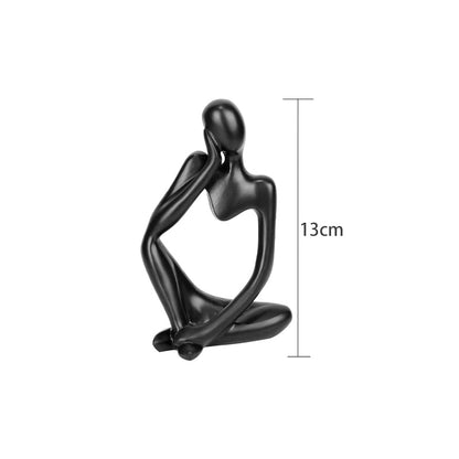 Modern Art Thinker Statue Resin Abstract Figurine