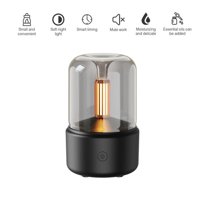 Portable Candlelight, Aroma Diffuser, USB Electric Home Air Humidifier.