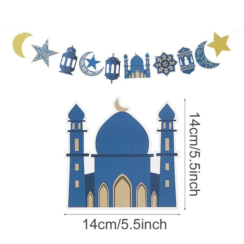 Eid Mubarak Banner Ramadan Decoration For Home Islamic Muslim Party Supplies Eid Al Adha Eid Ramadan Mubarak Gifts Kareem