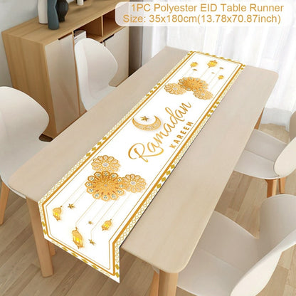 Islamic Tablecloth, Eid Decoration For Home, Muslim Party Supplies.