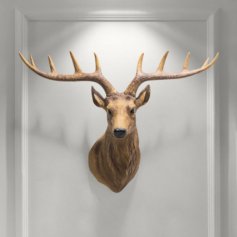 Lucky Deer Head Wall Hanging Decoration - Home at First Site