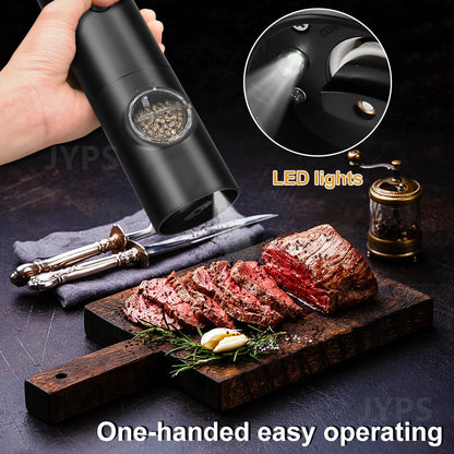 Automatic Pepper Grinder, USB Rechargeable Kitchen Tool