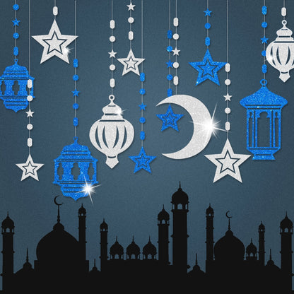 Muslim Party Decoration, Moon Islamic Festival Hanging Ornaments