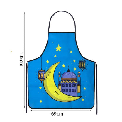 Islamic Kitchen Apronsm Muslim Eid Decor, Home Party Supplies.