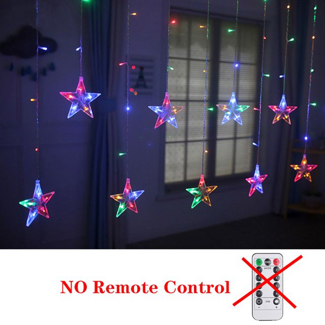 Ramadan Decoration 2023 Star Moon Led Curtain Garland String Light Islam Muslim Party Decor for Home Gift EID Mubarak Supplies