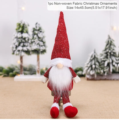 Gnome Christmas Faceless Doll Merry Christmas Decorations For Home Cristmas Ornament Xmas Navidad Natal New Year 2023