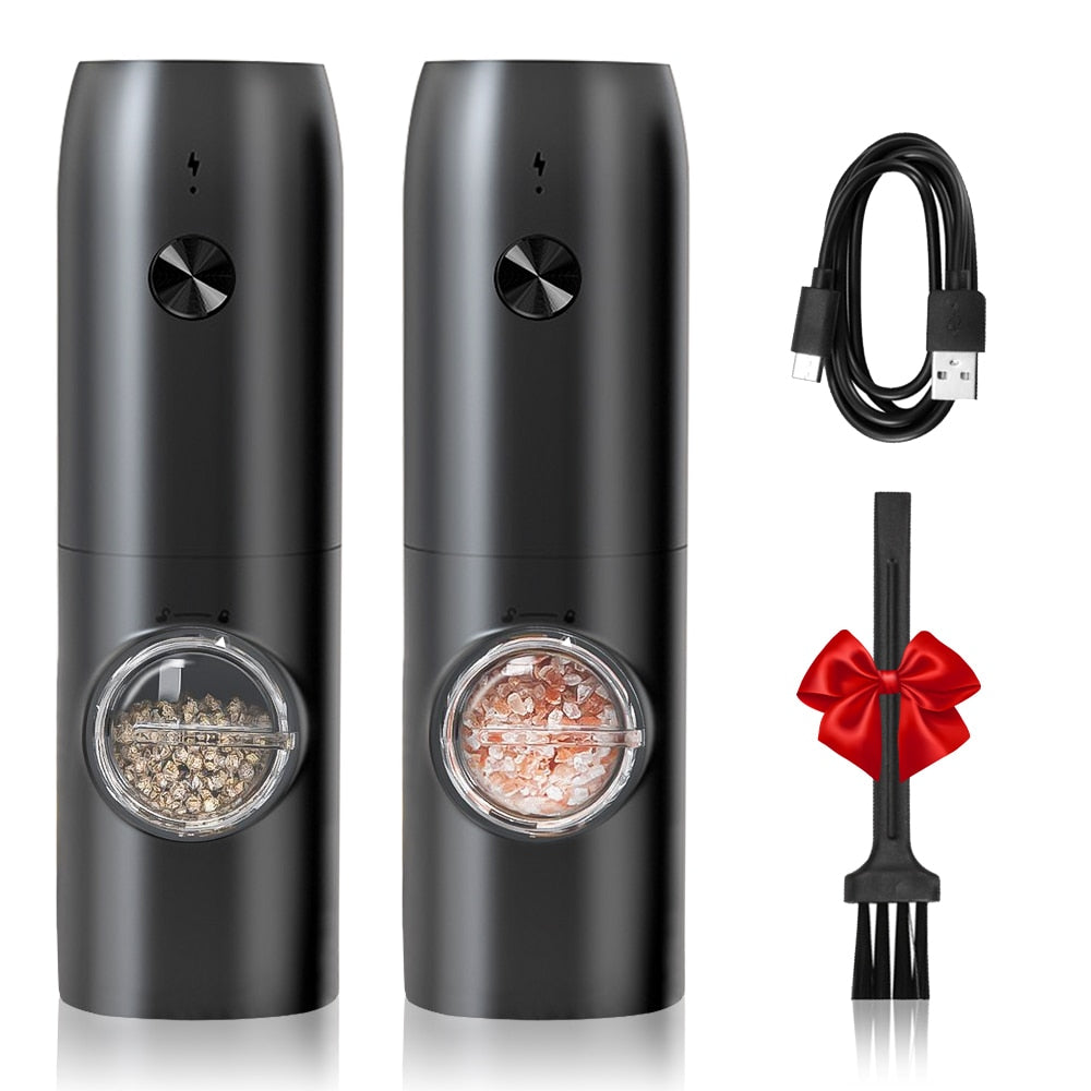 Automatic Pepper Grinder, USB Rechargeable Kitchen Tool