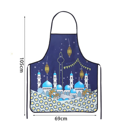 Islamic Kitchen Apronsm Muslim Eid Decor, Home Party Supplies.