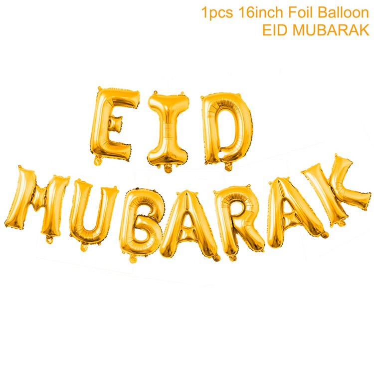 EID Mubarak Outdoor Fan-shaped Flag Banner Ramadan Decoration For Home Islamic Muslim Party Supplies Ramadan Kareem Home Decor