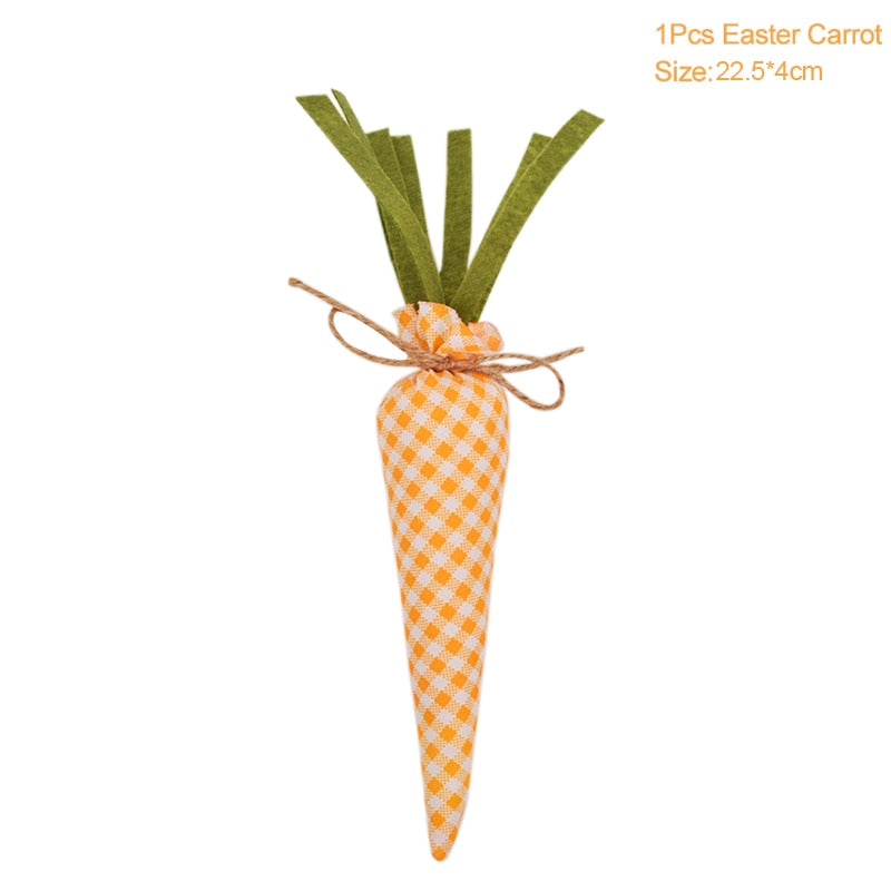 Easter Carrots Ornaments Hanging Pendant For Easter Home Decorations