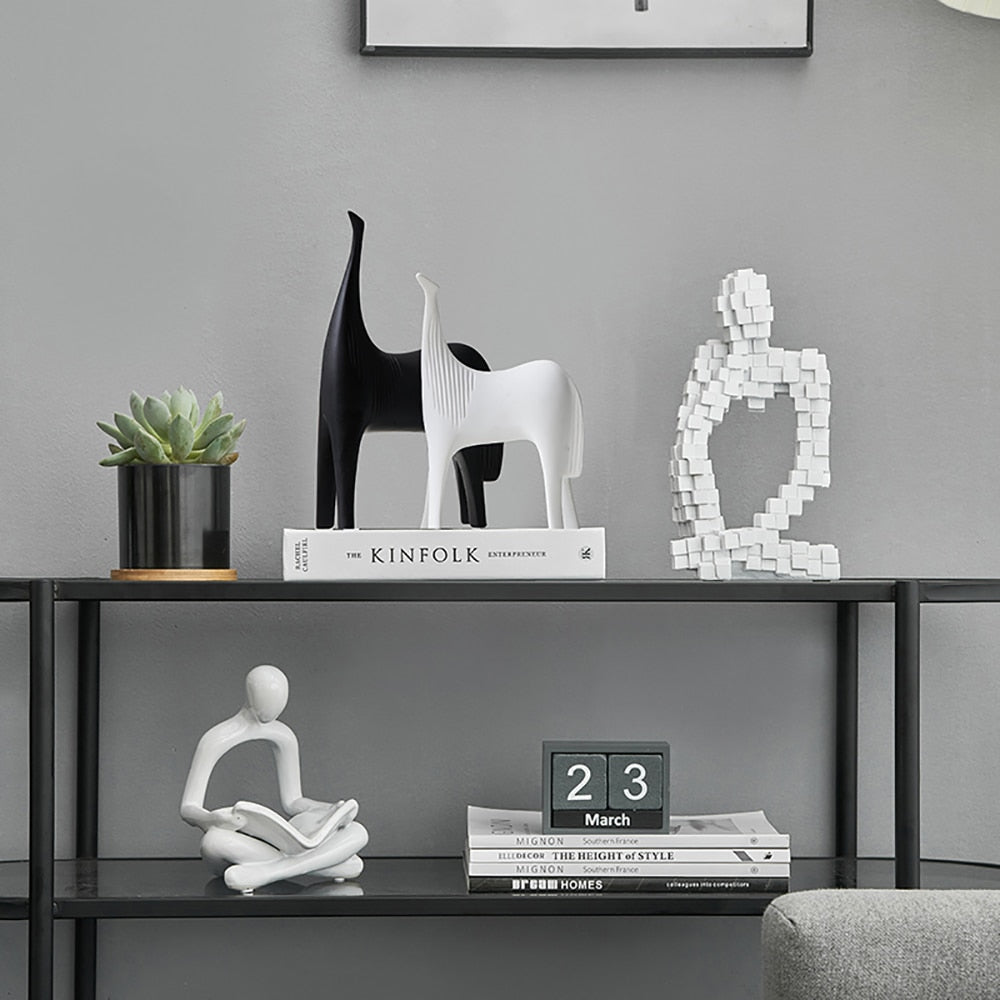 Nordic Style Abstract Resin Figures - Home at First Site