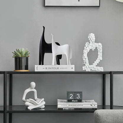 Nordic Style Abstract Resin Figures - Home at First Site