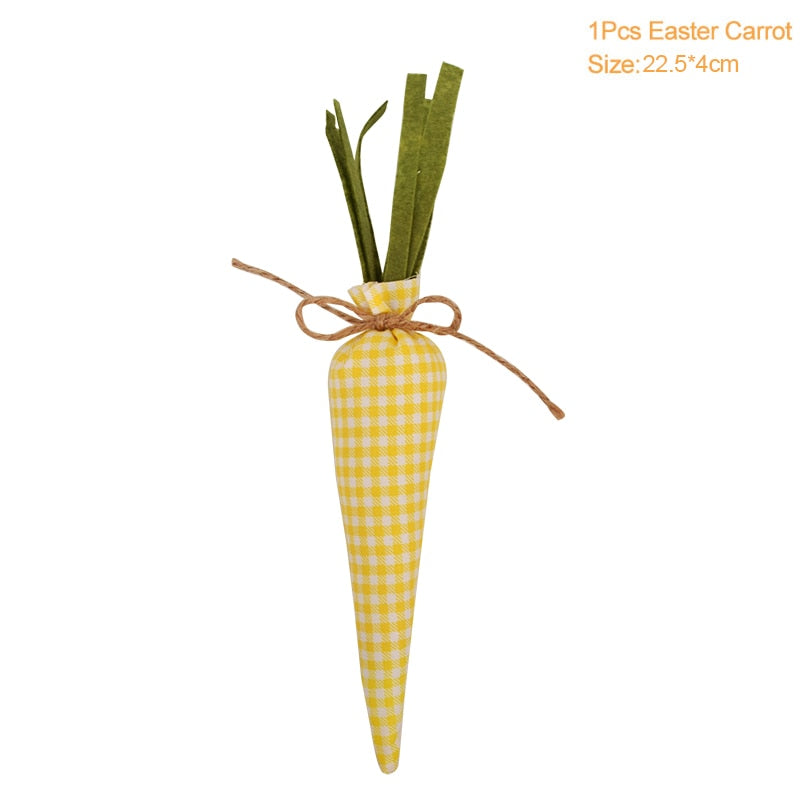 Easter Carrots Ornaments Hanging Pendant For Easter Home Decorations