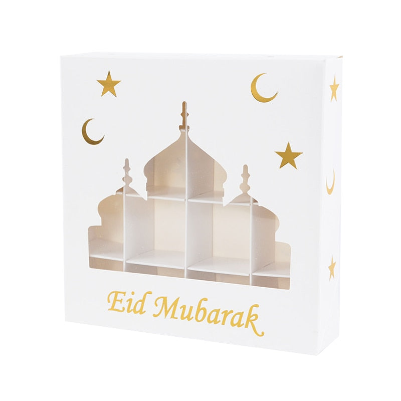 Eid Mubarak Gift Box, Candy Cake Chocolate Packaging Box.