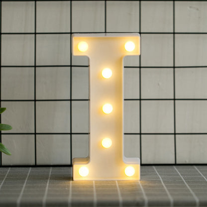 Luminous LED Letter Lights, Birthday Party Decorations.