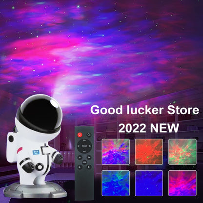 Astronaut Star Projector, Galaxy Lamp Night Light For Bedroom Decoration.