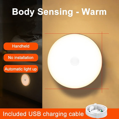 Motion Sensor Light Wireless Lamp USB Rechargeable Lamp Wireless Night Lights Wall Charging for Corridor Bedroom Decoration Home